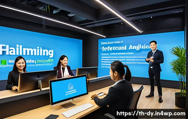 고객 이탈 방지의 중요성에 대한 인식 제고 - A vibrant modern customer service center in Bangkok, Thailand, showcasing a diverse team of Thai cus...