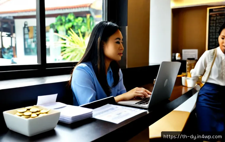 고객 이탈 방지를 위한 비즈니스 분석 - Photorealistic Thai small business owner and business analyst reviewing customer retention trends on...